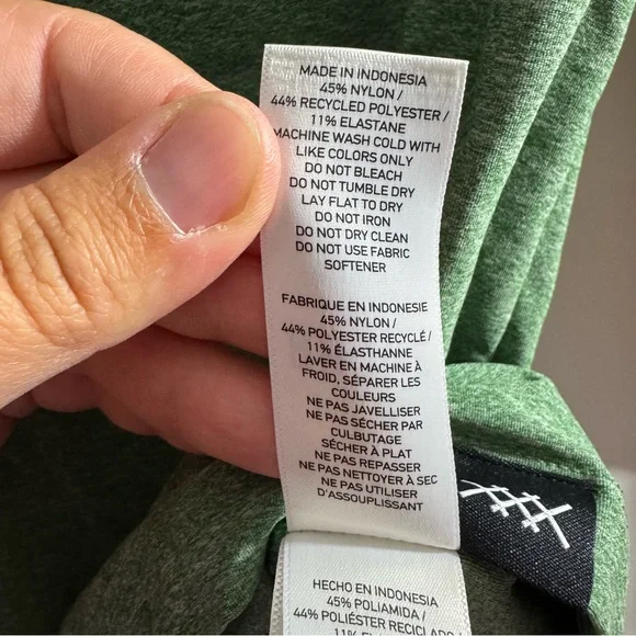 Rhone Reign Midweight Performance Hoodie Green Men’s Small Athleisure